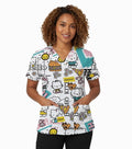 INTERLOCK SCRUB SET WOMEN